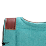 New! Fort Worth Felt Barrel Pad w/Shim Built Up - Turquoise 30" x 30" - Country Scene Saddlery and Pet Supplies