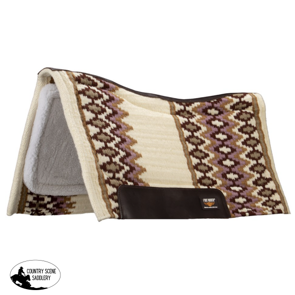 New! Fort Worth Fleece Lined Saddle Pad Lilac - 33’’ x 35’’