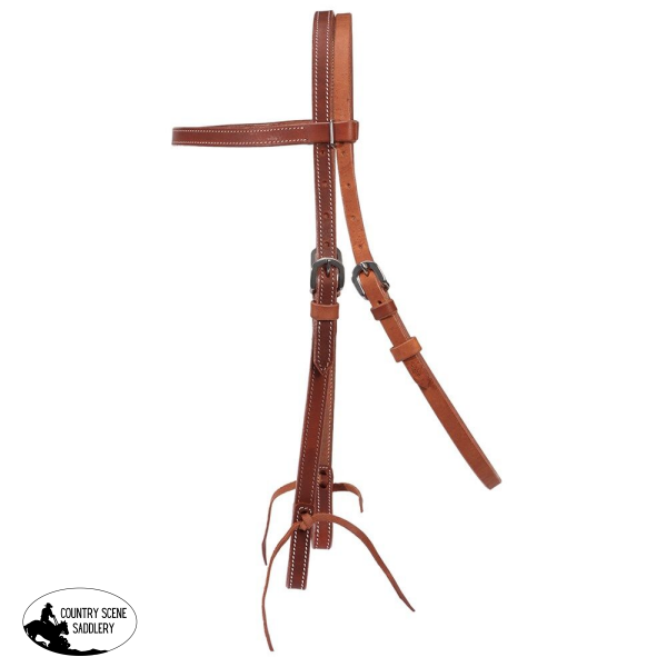 New! Fort Worth Harness Work Headstall Water Tie Ends Full Western Bridle