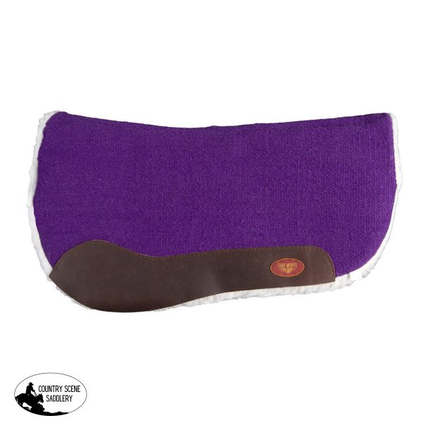 New! Fort Worth NZ Wool Barrel Contoured Pad - 28’’ x 28’’ Western Pad