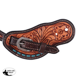 New! Fort Worth Odina Spur Straps - Turquoise Buckstitched - Country Scene Saddlery and Pet Supplies