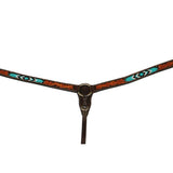 Fort Worth Turquoise Beaded Breastcollar - Country Scene Saddlery and Pet Supplies