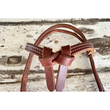 New! Futurity Knot Harness Leather Bridle spur strap