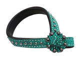 Glitter Leather Tie down Keeper. - Country Scene Saddlery and Pet Supplies