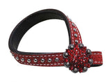 Glitter Leather Tie down Keeper. - Country Scene Saddlery and Pet Supplies
