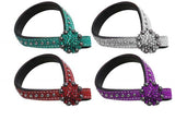 Glitter Leather Tie down Keeper. - Country Scene Saddlery and Pet Supplies