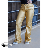 New! GOLD METALLIC SIGNATURE TROUSERS - Country Scene Saddlery and Pet Supplies