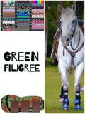 Green Filigree Boots. - Country Scene Saddlery and Pet Supplies