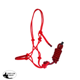 New! Halter & Lead Red/Black