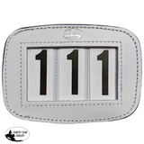 New! Hamag™ Leather Bridle Number Holders (Pair) - 3 digit
