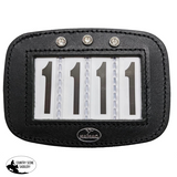 New! Hamag™ Leather Bridle Number Holders (Pair) - 3 digit