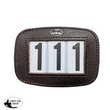 New! Hamag™ Leather Bridle Number Holders (Pair) - 3 digit