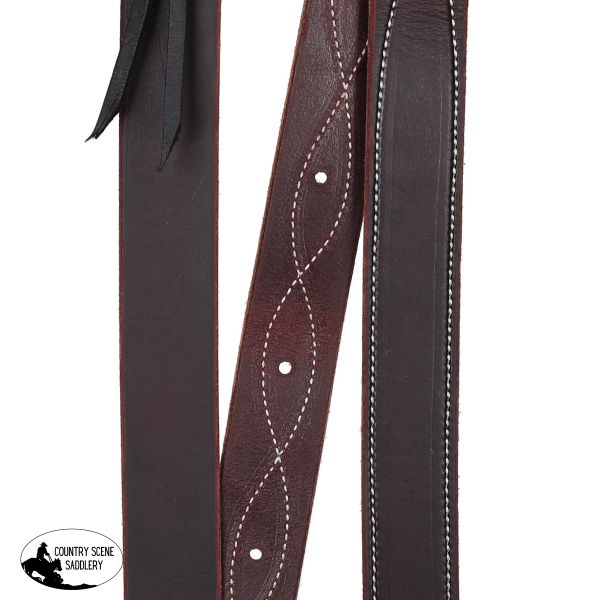 New! Harness Leather Stitched Latigo - Made in the USA