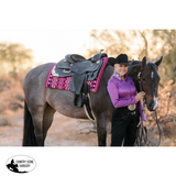 New! Hobby Horse Women Shiloh Crystaled Taffy Western Show Blouse