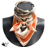 New! HTP Western Annie Satin Wild Rag Amber