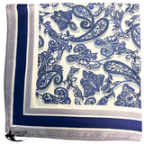 New! HTP Western Annie Satin Wild Rag Navy