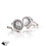 New! HTP Western Crystal Saddle Blanket Number Holders Horse Tack Accessories