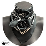 New! HTP Western Jolene Satin Wild Rag Beige