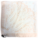 New! HTP Western Kayce Satin Wild Rag, Bisque - Country Scene Saddlery and Pet Supplies
