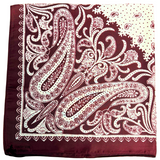 New! HTP Western Kayce Satin Wild Rag Maroon