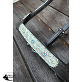 NEW! Irredescent and blue stone Showman show halter. - Country Scene Saddlery and Pet Supplies