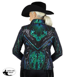 New! Janet Show Jacket, Peacock - Country Scene Saddlery and Pet Supplies