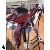 New! Kingsley Western - Full/Cob / Chestnut - Tack Sets
