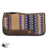 New! Klassy Cowgirl 28’’ x 30’’ Desert Blue Saddle Pad with Felt Bottom Western Pad