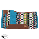 New! Klassy Cowgirl 28’’ x 30’’ Desert Fiesta Contoured Wool Top Felt Bottom Saddle Pad