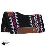 New! Klassy Cowgirl 28’’ X 30’’ Purple Twilight Contoured Wool Top Felt Bottom Saddle Pad