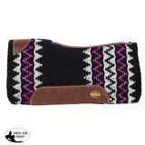 New! Klassy Cowgirl 28’’ X 30’’ Purple Twilight Contoured Wool Top Felt Bottom Saddle Pad
