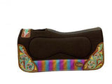 Klassy Cowgirl 28x30 Barrel Style 1” brown felt pad - Country Scene Saddlery and Pet Supplies