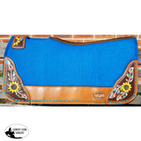 New! Klassy Cowgirl 28x30 Barrel Style 1” Teal felt - Country Scene Saddlery and Pet Supplies