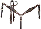 Klassy Cowgirl Argentina Cow Leather Headstall and Breast Collar Set 🚚 Posted. * - Country Scene Saddlery and Pet Supplies