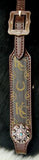 Klassy Cowgirl Argentina cow leather single ear headstall. - Country Scene Saddlery and Pet Supplies