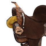 New! Klassy Cowgirl Bluebell Barrel Style Saddle - 14 15 16 Inch - Horse Tack