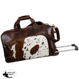 New! Klassy Cowgirl Western Luxe Rolling Duffel Duffle Bag