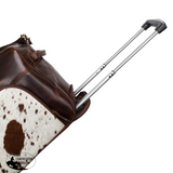 New! Klassy Cowgirl Western Luxe Rolling Duffel Duffle Bag