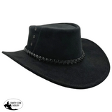 New! Kookaburra Leather Hat - XL - Hats