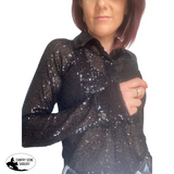 New! L1472 - Ola Ladies Sparkle Stretch Western Shirts & Tops