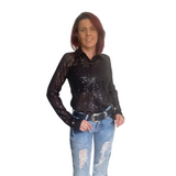 New! L1472 - Ola Ladies Sparkle Stretch Western - Country Scene Saddlery and Pet Supplies