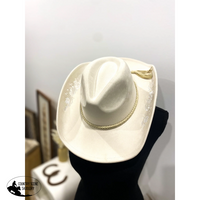 New! Langley Cowboy Hat / Ivory Western Top