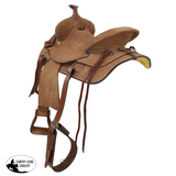 New! Laredo Roughout Roper Style Saddle - 16 Inch - Country Scene Saddlery and Pet Supplies