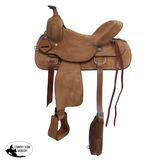 New! Laredo Roughout Roper Style Saddle - 16 Inch - Country Scene Saddlery and Pet Supplies