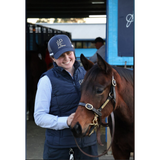 New! Leather Halter Thoroughbred - Brass Fittings with Engraved Horse Nameplate - Hamag™ Leather Saddle Cloth Number