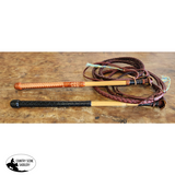 New! Leather Stock whip - Country Scene Saddlery and Pet Supplies