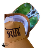 New! Limited Edition Rhw Western Goat Trucker Cap Hats