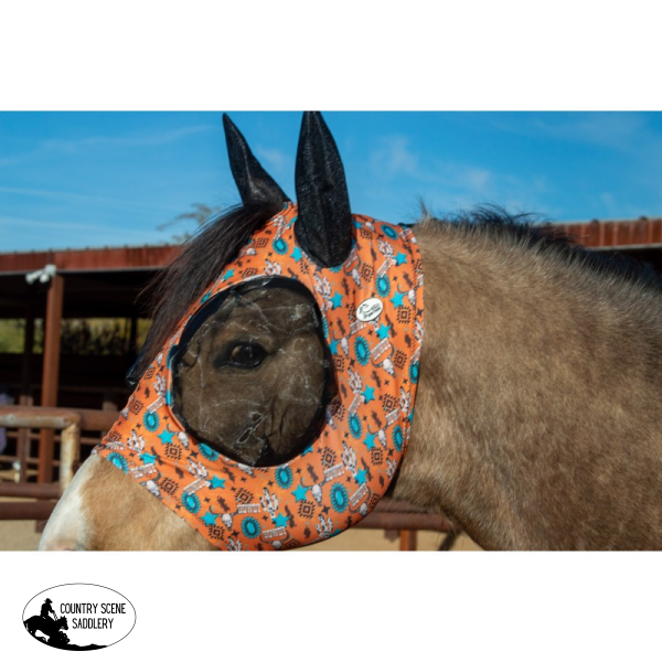 New!Lycra Fly Mask Howdy Cob Fly Mesh Protection