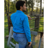 New! M3051B - Rawhide Denver Blue Mena Work Shirt