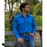 New! M3051B - Rawhide Denver Blue Mena Work Shirt